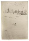 JAMES A. M. WHISTLER Group of 6 etchings from the Jubilee or Naval Review Set.